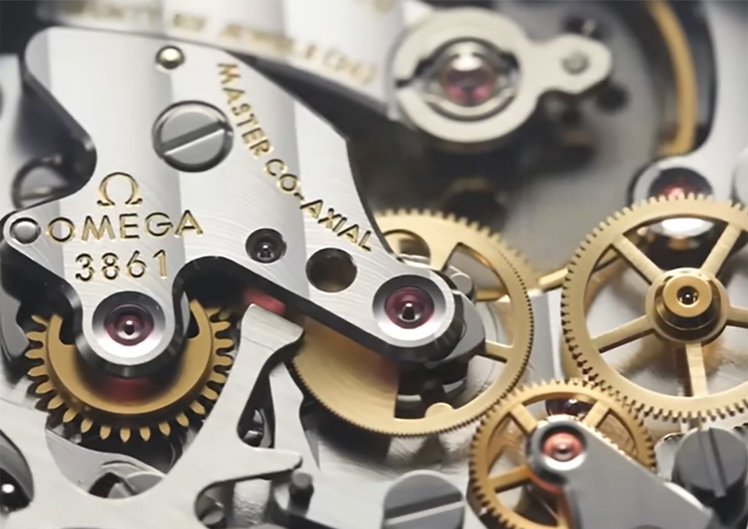 The 3861 calibre chronograph movement