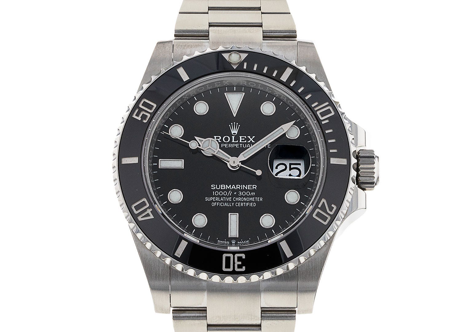 The current standard time-and-date Submariner, the reference 126610