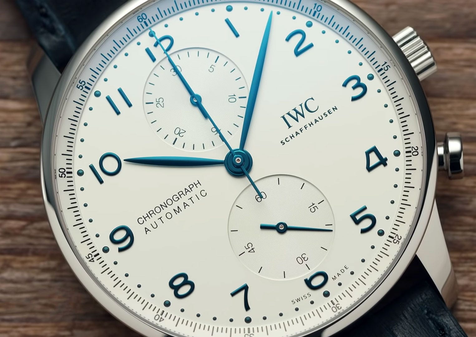 The IWC Portuguese chronograph received an in-house movement in January 2020