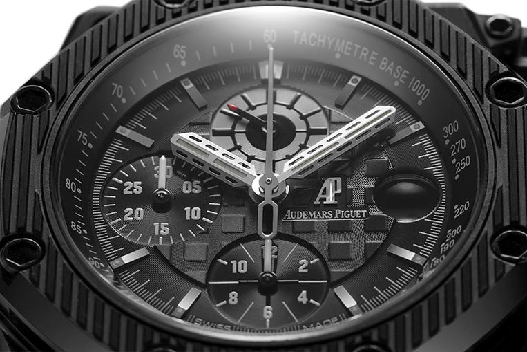 Audemars Piguet Royal Oak Offshore Survivor Chronograph dial
