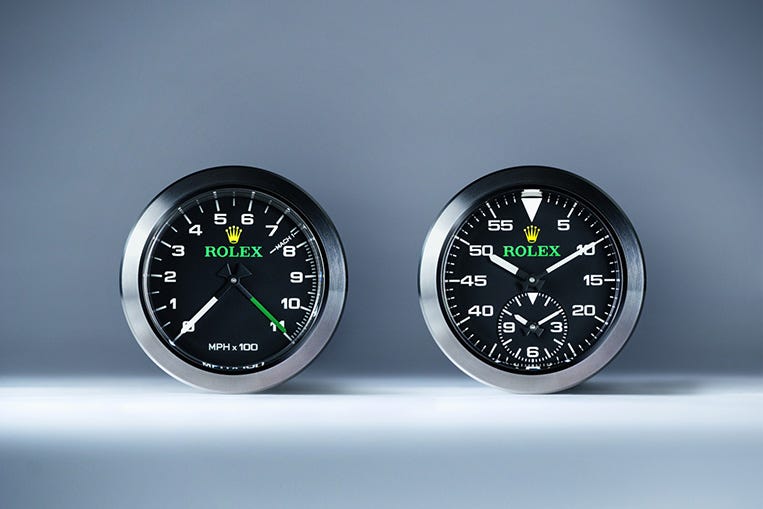 Bloodhound SSC Rolex cockpit displays
